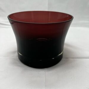 Vintage Ruby red bowl